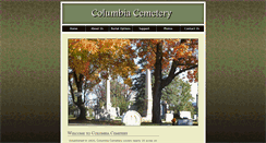 Desktop Screenshot of columbiacemetery.org